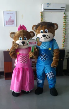 Ohlees Bear mascot costume picture is example only,do custom according to customer design
Ohlees Bear mascot costume picture is example only,do custom according to customer design