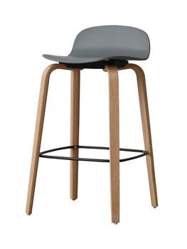 Nordic Stool Leisure Bar table Modern Minimalist Creative Solid Wood Back High Home silla chairs cadeiras sgabello sedia 
Nordic Stool Leisure Bar table Modern Minimalist Creative Solid Wood Back High Home silla chairs cadeiras sgabello sedia