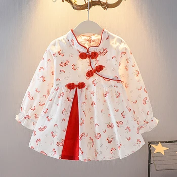 2020 Kids Long Sleeve Infant Princess Dress Baby girl dress Spring and autumn new style Chinese style dress Children dress
2020 Kids Long Sleeve Infant Princess Dress Baby girl dress Spring and autumn new style Chinese style dress Children dress