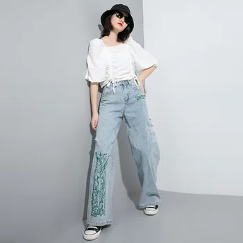 WOMENGAGA 2020 Summer New Jeans Casual Streetwear Print Hole Loose Womens Fashion Personality Pockets Zipper Wide Leg A170
WOMENGAGA 2020 Summer New Jeans Casual Streetwear Print Hole Loose Womens Fashion Personality Pockets Zipper Wide Leg A170
