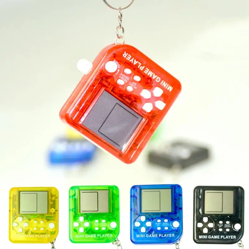 Mini Electronic Toys Classic Ultra Tetris Children Handheld Game Console Portable Keychain LCD Players Children Educational Toy
Mini Electronic Toys Classic Ultra Tetris Children Handheld Game Console Portable Keychain LCD Players Children Educational Toy