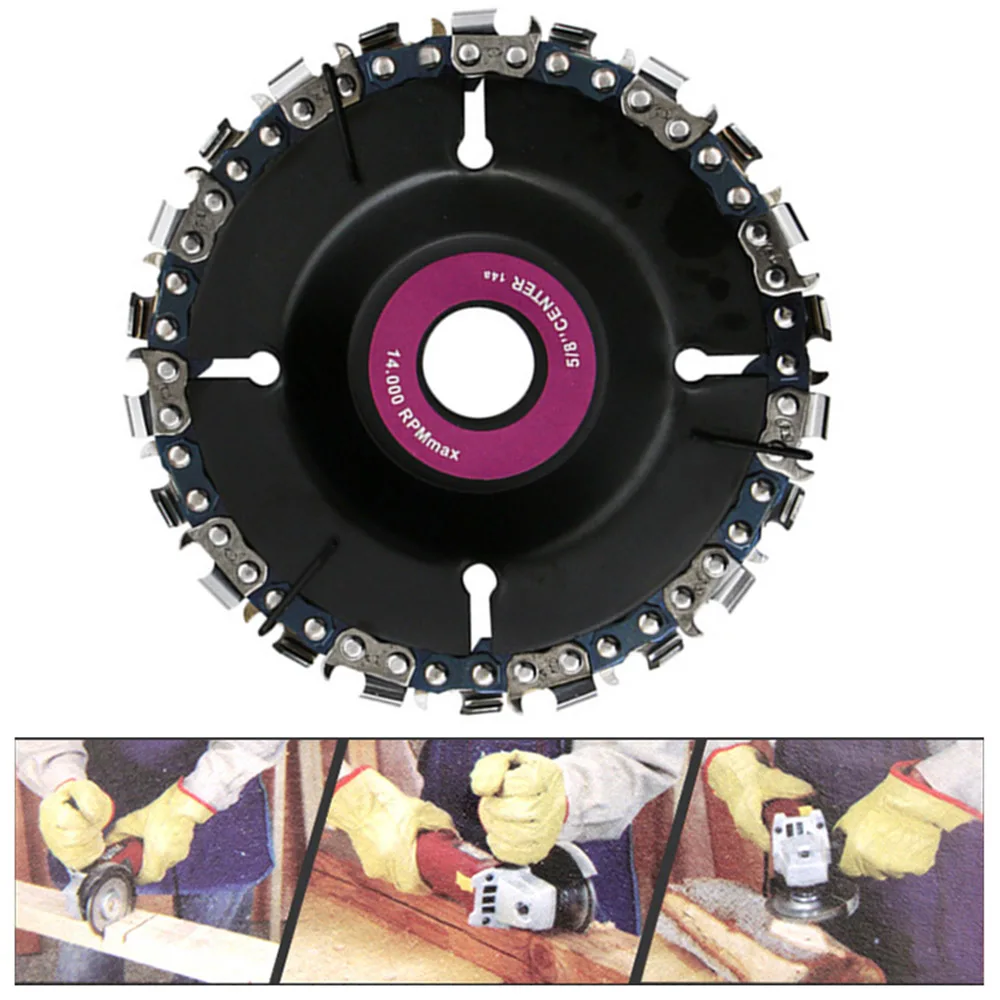 4 Inch Grinder Disc And Chain 22 Tooth Fine Cut Chain Set For 100/115 Angle Grinder Woodworking Carving Grinding And Cutting
4 Inch Grinder Disc And Chain 22 Tooth Fine Cut Chain Set For 100/115 Angle Grinder Woodworking Carving Grinding And Cutting