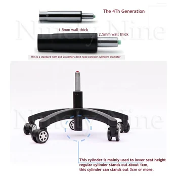 4th Generation Chair Gas Lift Cylinder Replacement Pneumatic Shock Stroke Office Chair Parts Height Lowering Sinking Cylinder
4th Generation Chair Gas Lift Cylinder Replacement Pneumatic Shock Stroke Office Chair Parts Height Lowering Sinking Cylinder
