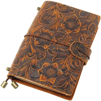 Classic Genuine Leather Notebook ForDaily Diary or Life Planner Journal with 3 Writing Notepads Brown
Classic Genuine Leather Notebook ForDaily Diary or Life Planner Journal with 3 Writing Notepads Brown