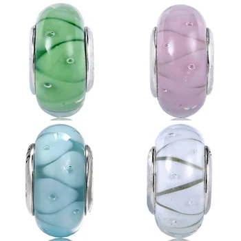 New 925 Sterling Silver Bead Charm Multicolor Looking Of Flowers Lampwork Murano Glass Beads Fit Bracelet DIY Jewelry
New 925 Sterling Silver Bead Charm Multicolor Looking Of Flowers Lampwork Murano Glass Beads Fit Bracelet DIY Jewelry
