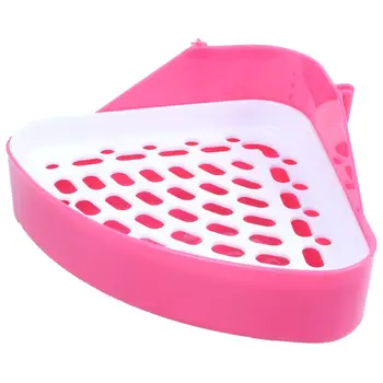 

Pet Toilet, Small Animal Litter Tray Corner for Hamster Pig Cat Rabbit Pee / Random Color