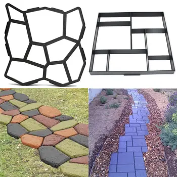 Manually Paving Cement Brick Concrete Molds DIY Plastic Path Maker Mold Garden Stone Road Mold Garden Decoration 
Manually Paving Cement Brick Concrete Molds DIY Plastic Path Maker Mold Garden Stone Road Mold Garden Decoration