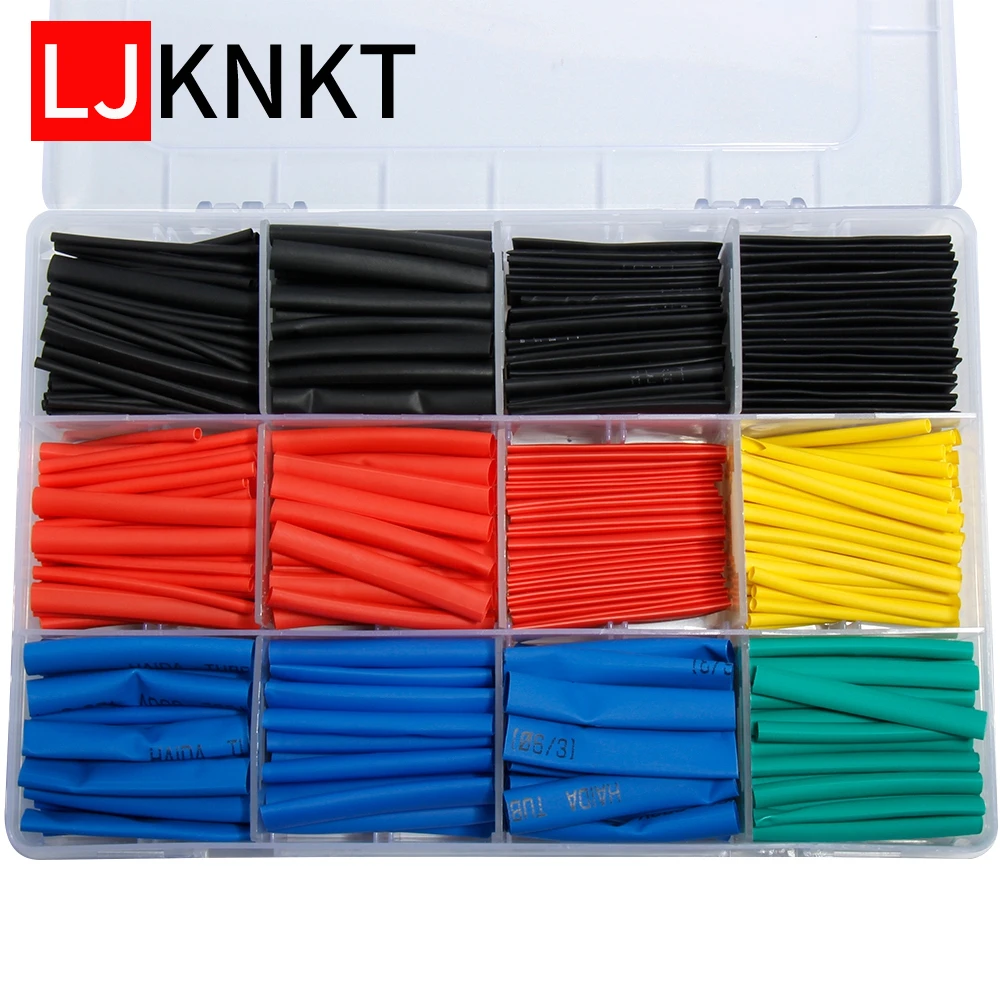 Heat Shrink Tube Wrap Cable Wire Shrinking Insulation Waterproof Kit Assorted box Polyolefin Shrinkage 2:1 Electrical Sleeving
Heat Shrink Tube Wrap Cable Wire Shrinking Insulation Waterproof Kit Assorted box Polyolefin Shrinkage 2:1 Electrical Sleeving