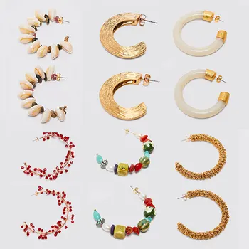 Monarchess Maxi ZA Hoop Earrings for Women Jewelry Handmade Statement Brincos Simalated Pearls Shell Beded Earrings Wholesale
Monarchess Maxi ZA Hoop Earrings for Women Jewelry Handmade Statement Brincos Simalated Pearls Shell Beded Earrings Wholesale