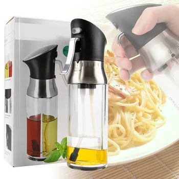 2 in 1 Oil Spray Bottle Stainless Steel Olive Oil Vinegar Dispenser for Cooking BBQ Salad Baking HY99
2 in 1 Oil Spray Bottle Stainless Steel Olive Oil Vinegar Dispenser for Cooking BBQ Salad Baking HY99