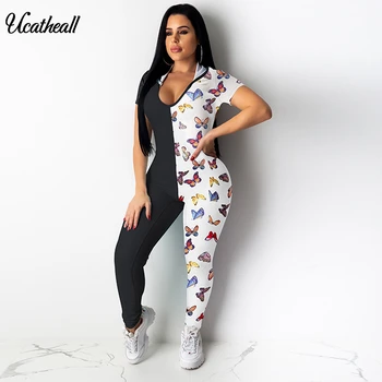 Newet Sexy Camouflage Stitching Print Women Sports Jumpsuit Short Sleeve Backless Bandage Rompers Hooded Female Bodysuit Set
Newet Sexy Camouflage Stitching Print Women Sports Jumpsuit Short Sleeve Backless Bandage Rompers Hooded Female Bodysuit Set