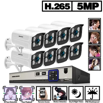 Home Cctv Camera Security System Kit 8ch Nvr Outdoor House Cctv Surveillance Cameras Waterproof Bullet IP Camera 5mp POE System
Home Cctv Camera Security System Kit 8ch Nvr Outdoor House Cctv Surveillance Cameras Waterproof Bullet IP Camera 5mp POE System