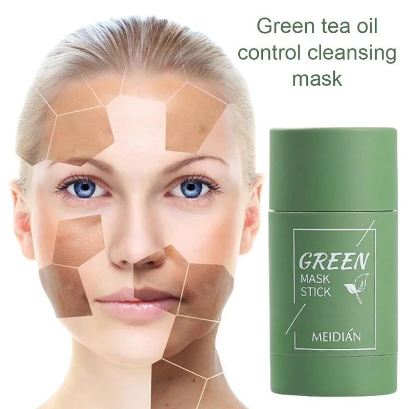 Green Tea Cleansing Solid Mask Eggplant Acne Cleansing Beauty Skin Green Tea Moisturizing Hydrating Whitening Care Face 12 H387e4bf02547427b828023d9ca583021I