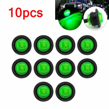 Durable And Practical 12V 10PCS Mini Round 3/4" Green LED Side Marker Light Truck RV Trailer Lamps NEW
Durable And Practical 12V 10PCS Mini Round 3/4" Green LED Side Marker Light Truck RV Trailer Lamps NEW