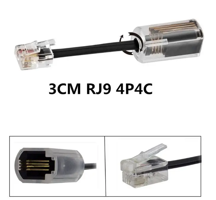 Universal RJ11 Telephone Cord 360 Degree Extended Rotating Anti-tangle Landline Swivel Cable Rotating Landline Swivel Cord
Universal RJ11 Telephone Cord 360 Degree Extended Rotating Anti-tangle Landline Swivel Cable Rotating Landline Swivel Cord