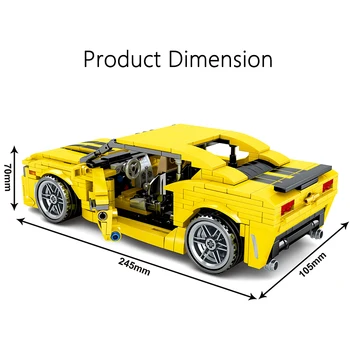 Technic Super Racing Car Racer Fit Technic Camaro of Bumblebee Sports cars Building Blocks Bricks kids toys Gifts
Technic Super Racing Car Racer Fit Technic Camaro of Bumblebee Sports cars Building Blocks Bricks kids toys Gifts