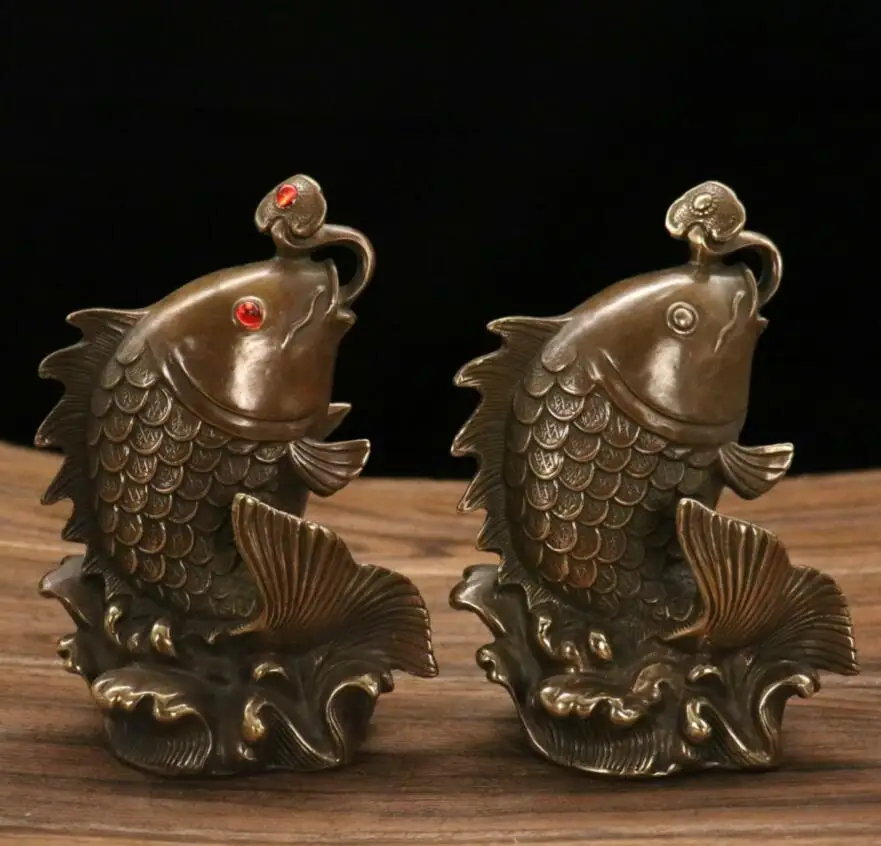 Архаизированная латунная статуя рекрутированного богатства, рыба Ruyi, домашнее украшение, поделки
Архаизированная латунная статуя рекрутированного богатства, рыба Ruyi, домашнее украшение, поделки