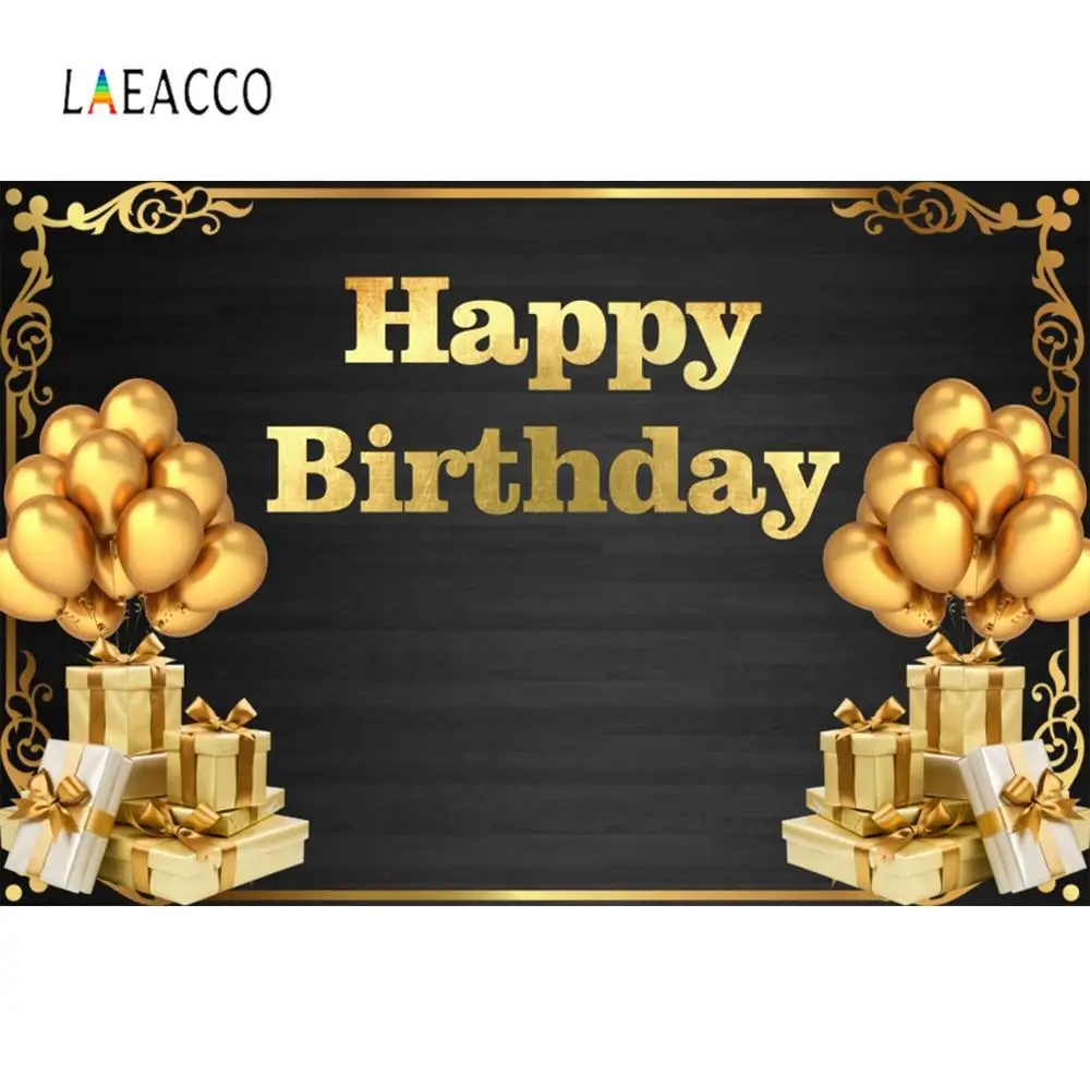 Laeacco Golden Balloons Happy Birthday Party Gift Poster Baby Portrait Photo Backdrops Photography Backgrounds Photocall
Laeacco Golden Balloons Happy Birthday Party Gift Poster Baby Portrait Photo Backdrops Photography Backgrounds Photocall