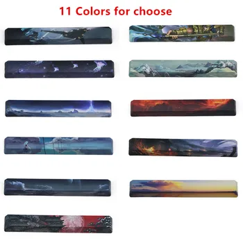11 patterns SpaceBar Keycap PBT Five Sides Dye-Subbed Spacebar 6.25U OEm Profile Spaceship for DIY Mechanical Keyboard spaces
11 patterns SpaceBar Keycap PBT Five Sides Dye-Subbed Spacebar 6.25U OEm Profile Spaceship for DIY Mechanical Keyboard spaces