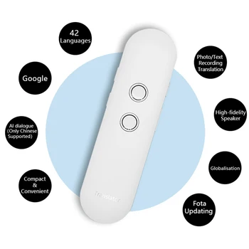 Bluetooth Two Way Travel USB Voice Translator Take Photo Fast Smart Learning Multi Language Meeting Portable Wireless Real Time
Bluetooth Two Way Travel USB Voice Translator Take Photo Fast Smart Learning Multi Language Meeting Portable Wireless Real Time