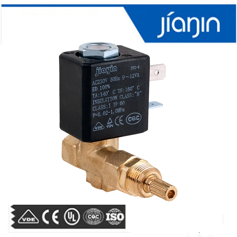 AC230V G1/8" JYZ-3R High Pressure Electromagnetic Solenoid Water Gas Steam Valve Fire Control Valve 2-way Type
AC230V G1/8" JYZ-3R High Pressure Electromagnetic Solenoid Water Gas Steam Valve Fire Control Valve 2-way Type