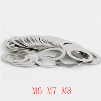 100PCS Stainless steel Flat Washer Ultrathin gasket Ultra-thin shim M6 M7 M8 Thickness 0.1 0.2 0.3 0.5 1
100PCS Stainless steel Flat Washer Ultrathin gasket Ultra-thin shim M6 M7 M8 Thickness 0.1 0.2 0.3 0.5 1
