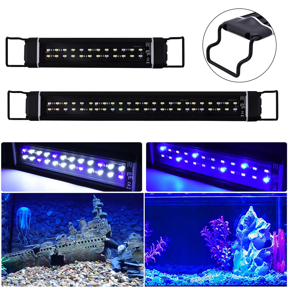 LED Aquarium Light Extensible Clip on Fish Tank Light Aquarium led lighting Aquatic Plant Light Lamp Bulb US EU AU UK Plug D30
LED Aquarium Light Extensible Clip on Fish Tank Light Aquarium led lighting Aquatic Plant Light Lamp Bulb US EU AU UK Plug D30
