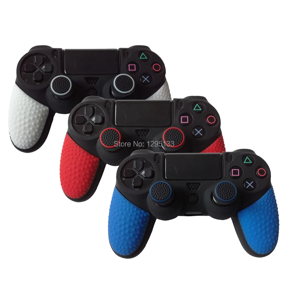 2 in 1 for Sony Play Station 4 PS4 DS4 Pro Slim Controller Soft Silicone Rubber Skin Case Cover
2 in 1 for Sony Play Station 4 PS4 DS4 Pro Slim Controller Soft Silicone Rubber Skin Case Cover
