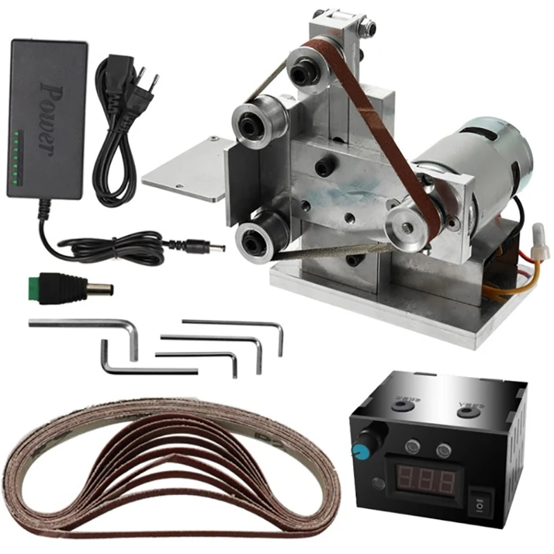 Eu Plug,Multifunctional Grinder Mini Electric Belt Sander Diy Polishing Grinding Machine Cutter Edges Sharpener
Eu Plug,Multifunctional Grinder Mini Electric Belt Sander Diy Polishing Grinding Machine Cutter Edges Sharpener