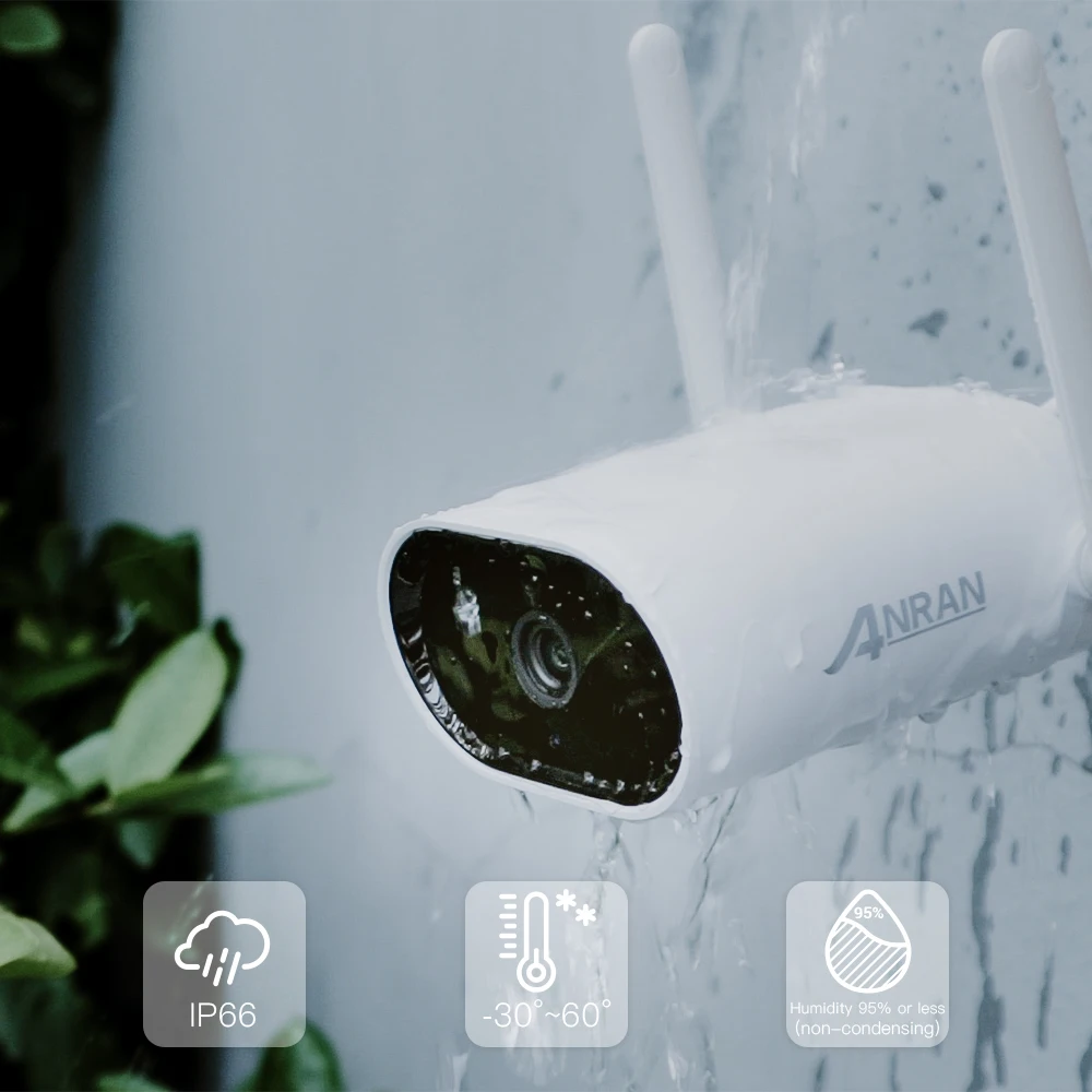 ANRAN 1080P ip камера умная наружная Wi Fi безопасности 2MP наблюдения водонепроницаемая