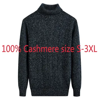 New Winter Double Ply Thickened Pullovers Turtleneck Warm Computer Knitted Sweater 100%cashmere High Quality Plus Size XS-3XL
New Winter Double Ply Thickened Pullovers Turtleneck Warm Computer Knitted Sweater 100%cashmere High Quality Plus Size XS-3XL