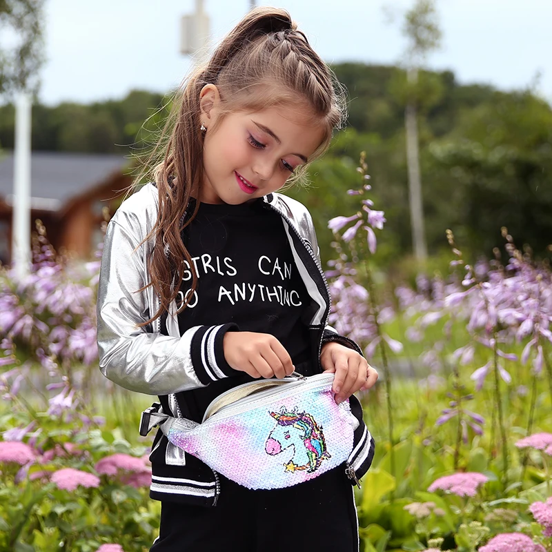 Fashion Women Sequins Unicorn Waist Bag Fanny Chest Packs Girls Shoulder Bag Travel Mobile Phone Bags Drop Shipping
Fashion Women Sequins Unicorn Waist Bag Fanny Chest Packs Girls Shoulder Bag Travel Mobile Phone Bags Drop Shipping