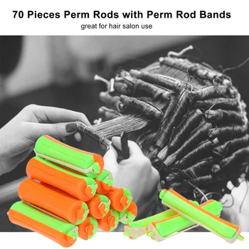 70 Pcs Cold Perm Rods with Perm Rod Bands Cold Rods Assorted Sizes Perming Curler DIY Hair Styling Beauty Salon Tools
70 Pcs Cold Perm Rods with Perm Rod Bands Cold Rods Assorted Sizes Perming Curler DIY Hair Styling Beauty Salon Tools