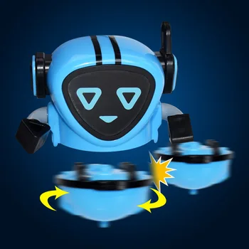 Children's toy battle gyro dazzle stunt inertial rotation gyro pull line battle Xiaobao robot ring gyro children's gift
Children's toy battle gyro dazzle stunt inertial rotation gyro pull line battle Xiaobao robot ring gyro children's gift