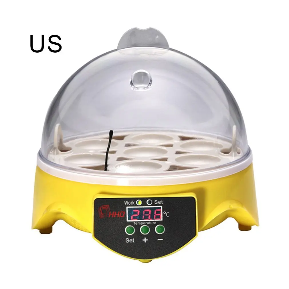 7 Egg Incubator Household Small Automatic Incubator Separate Egg Tray Smart Mini Incubator Incubation Equipment
7 Egg Incubator Household Small Automatic Incubator Separate Egg Tray Smart Mini Incubator Incubation Equipment