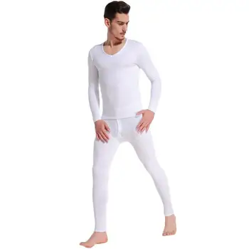 Inner Wear Men Warm Winter V-collar Pure Color Thermal Underwear Autumn Clothes Trousers Suit Bielizna Termiczna 2019 New Hot YE
Inner Wear Men Warm Winter V-collar Pure Color Thermal Underwear Autumn Clothes Trousers Suit Bielizna Termiczna 2019 New Hot YE
