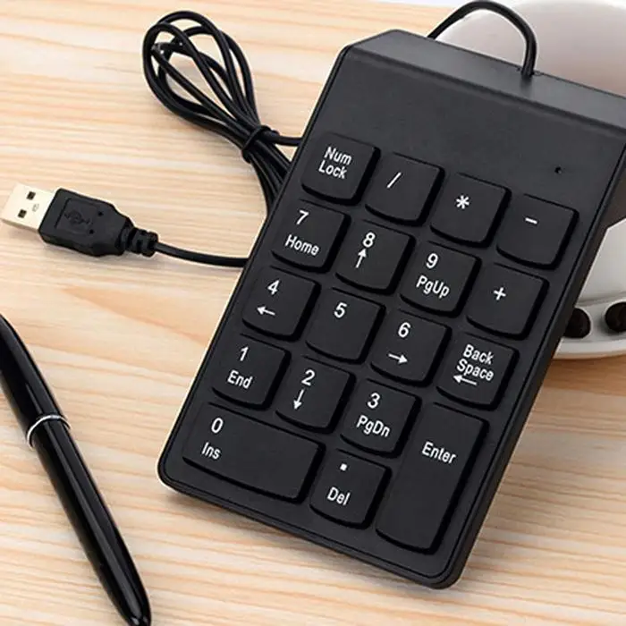 Wire Numeric Keypad USB Ultra Slim Digital Keyboard Mini Ergonomic Number Pad Standard 18 Keys
Wire Numeric Keypad USB Ultra Slim Digital Keyboard Mini Ergonomic Number Pad Standard 18 Keys
