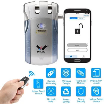 WAFU WF-010U Wireless Security Invisible Keyless Entry Door ligent Lock Home Smart Remote Control
WAFU WF-010U Wireless Security Invisible Keyless Entry Door ligent Lock Home Smart Remote Control