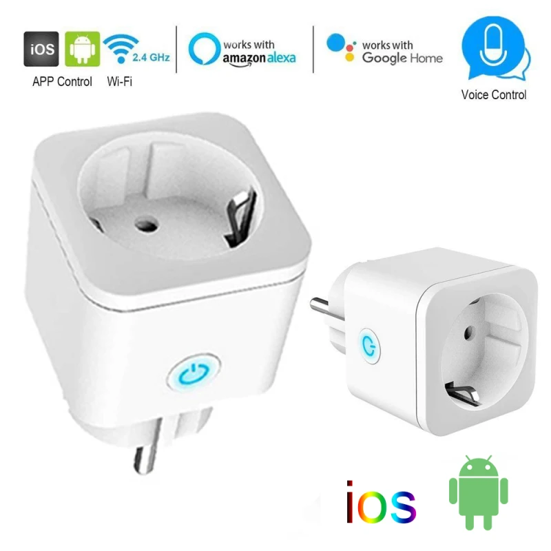EU Plug WIFI Wireless Remote Socket Smart Timer Plug Voice Control EU Home Fire Retardant PC Smart Power Socket Plugs Adaptors
EU Plug WIFI Wireless Remote Socket Smart Timer Plug Voice Control EU Home Fire Retardant PC Smart Power Socket Plugs Adaptors
