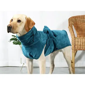High Absorbent Dog Blankets Pet Bathrobe With Waist Belt Quick-Drying Soft Robe Adjustable Bath Robe For Dog Puppy
High Absorbent Dog Blankets Pet Bathrobe With Waist Belt Quick-Drying Soft Robe Adjustable Bath Robe For Dog Puppy