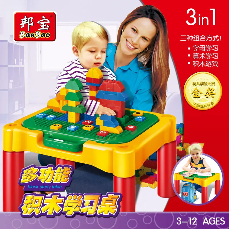 BanBao Multi-functional ji mu zhuo Large Particles 3-6-Year-Old Educational Assembled Toys CHILDREN'S Table
BanBao Multi-functional ji mu zhuo Large Particles 3-6-Year-Old Educational Assembled Toys CHILDREN'S Table