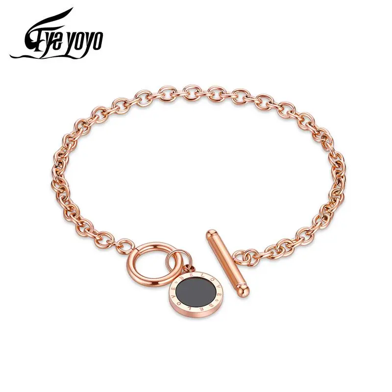 EyeYoYo Rose Gold O Chain Bracelet Metal Easy Hook Fashion Jewelry
EyeYoYo Rose Gold O Chain Bracelet Metal Easy Hook Fashion Jewelry