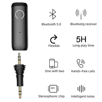 2019 Bluetooth Receiver Car Bluetooth AUX 3.5mm Music Bluetooth Audio Receiver Handsfree Call Car Transmitter Auto Adapter
2019 Bluetooth Receiver Car Bluetooth AUX 3.5mm Music Bluetooth Audio Receiver Handsfree Call Car Transmitter Auto Adapter