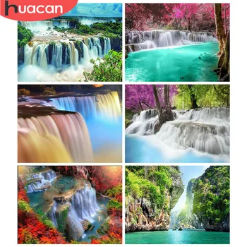 HUACAN 5D Diamond Painting Landscape Full Round Diamond Embroidery Waterfall Rhinestone Mosaic Needlework Handmade Kit
HUACAN 5D Diamond Painting Landscape Full Round Diamond Embroidery Waterfall Rhinestone Mosaic Needlework Handmade Kit