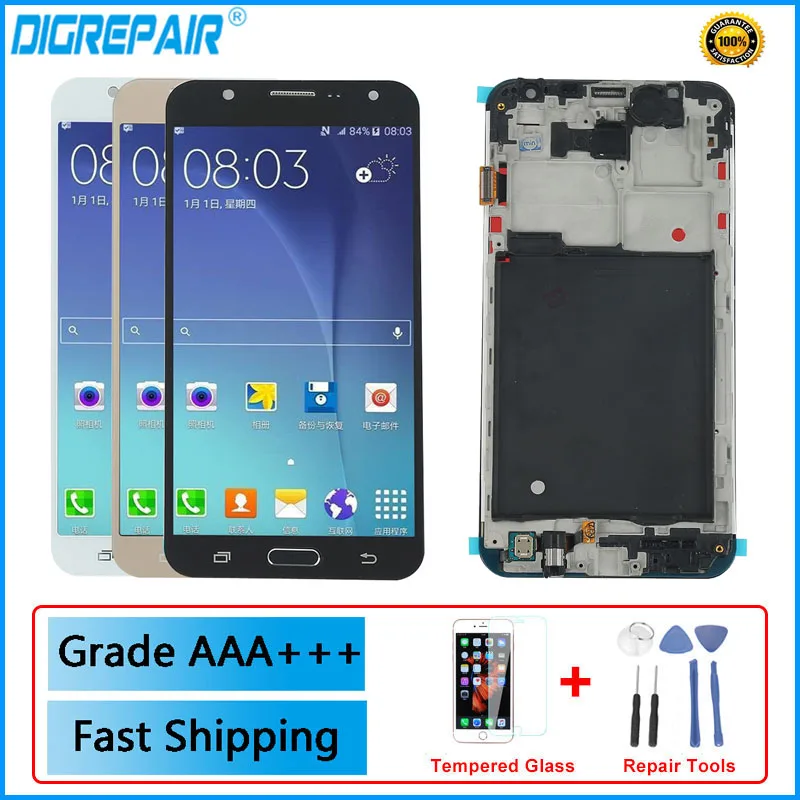 For Samsung Galaxy J7 2015 SM-J700M J700H J700DS LCD Touch Screen Display Digitizer Assembly Frame For SAMSUNG j7 2015 lcd
For Samsung Galaxy J7 2015 SM-J700M J700H J700DS LCD Touch Screen Display Digitizer Assembly Frame For SAMSUNG j7 2015 lcd