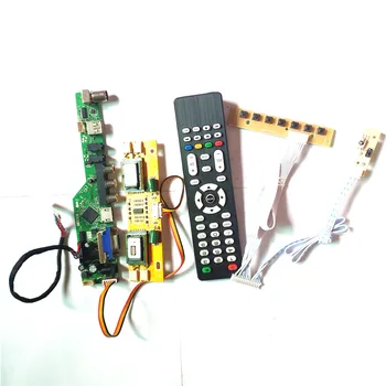 For LM190E08-TLB2/TLB4 Remote+Inverter+keyboard VGA HDMI AV USB RF 4CCFL 30Pin LVDS LCD display panel T.V53 controller board Kit
For LM190E08-TLB2/TLB4 Remote+Inverter+keyboard VGA HDMI AV USB RF 4CCFL 30Pin LVDS LCD display panel T.V53 controller board Kit