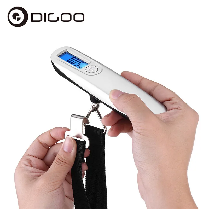 DIGOO DG-LS01 Digital Hanging Luggage Scale LCD Backlight Display Steel Hook with Built-in Tape Measure Portable Luggage Scale
DIGOO DG-LS01 Digital Hanging Luggage Scale LCD Backlight Display Steel Hook with Built-in Tape Measure Portable Luggage Scale