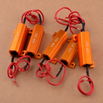 5Pcs/Set Car 50W 6ohm LED Bulb Light Hyper Flash Blinker Blink Load Resistor Turn Signal Auto Daytime Running Lamp
5Pcs/Set Car 50W 6ohm LED Bulb Light Hyper Flash Blinker Blink Load Resistor Turn Signal Auto Daytime Running Lamp