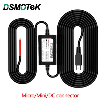 3.2m 12V-24V to 5V 2.5A Adapter Car DVR Power Supply Cable Mini Micro USB DC Hardwire for XiaoMi 70Mai YI 360 Dash Cam Navigator
3.2m 12V-24V to 5V 2.5A Adapter Car DVR Power Supply Cable Mini Micro USB DC Hardwire for XiaoMi 70Mai YI 360 Dash Cam Navigator