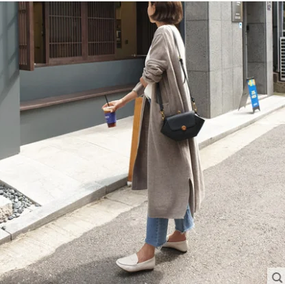Women Coat Open Front Cardigan Sweaters With Pocket Casual Knitted Long Sweater Solid Color Fashion New Loose Thin Outwear
Women Coat Open Front Cardigan Sweaters With Pocket Casual Knitted Long Sweater Solid Color Fashion New Loose Thin Outwear